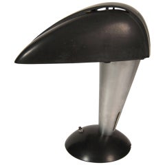 Streamline Polaroid Desk Lamp by Walter Dorwin Teague, circa 1939