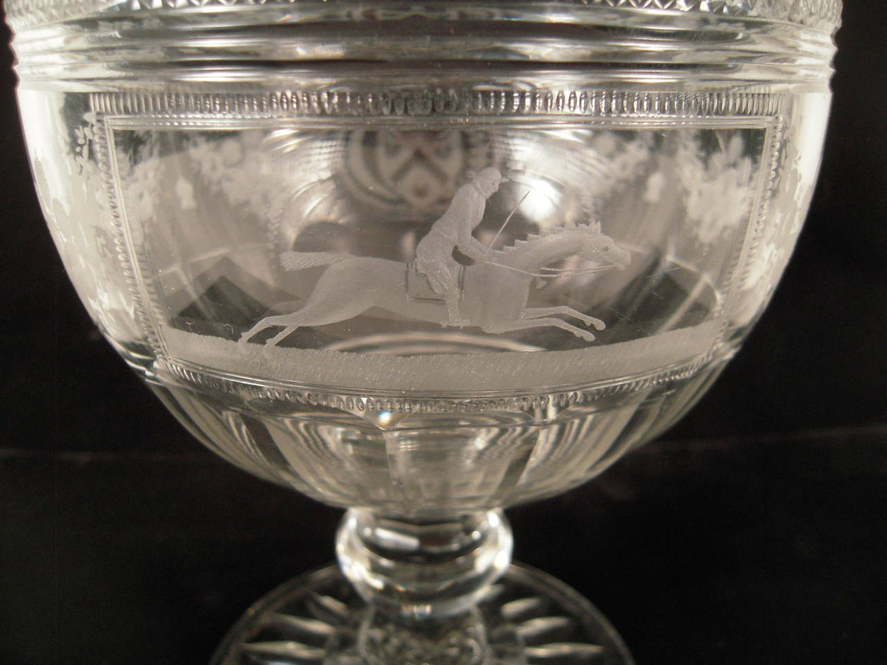 British Large Fine Quality George III Drinking Glass or Vase