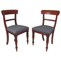 Pair of English Regency Period Chairs