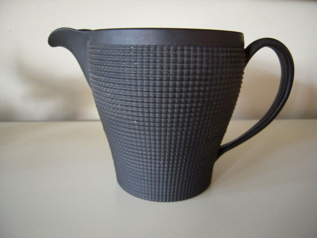 English Black Basalt Creamer, circa 1810-20