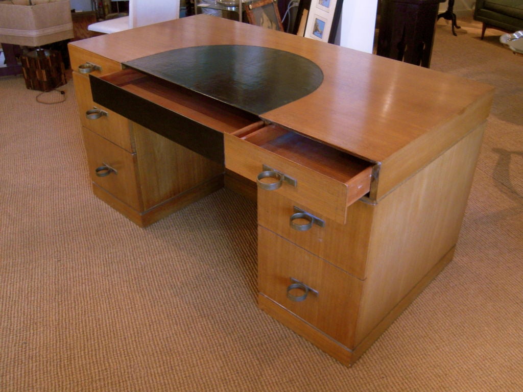 Mahogany American Art Deco Desk