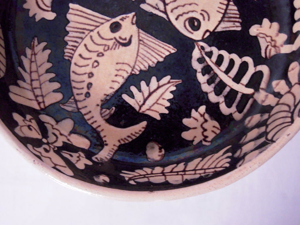 Vintage Mexican Pottery Migas Pan 3