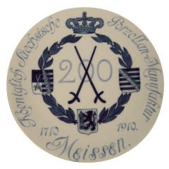 Meissen Bicentennial Porcelain Plate