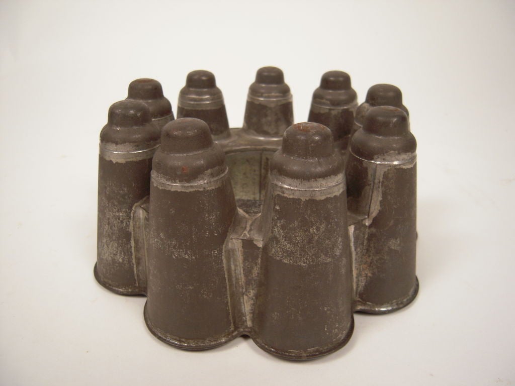 19th Century Tin Cooking Mold 2