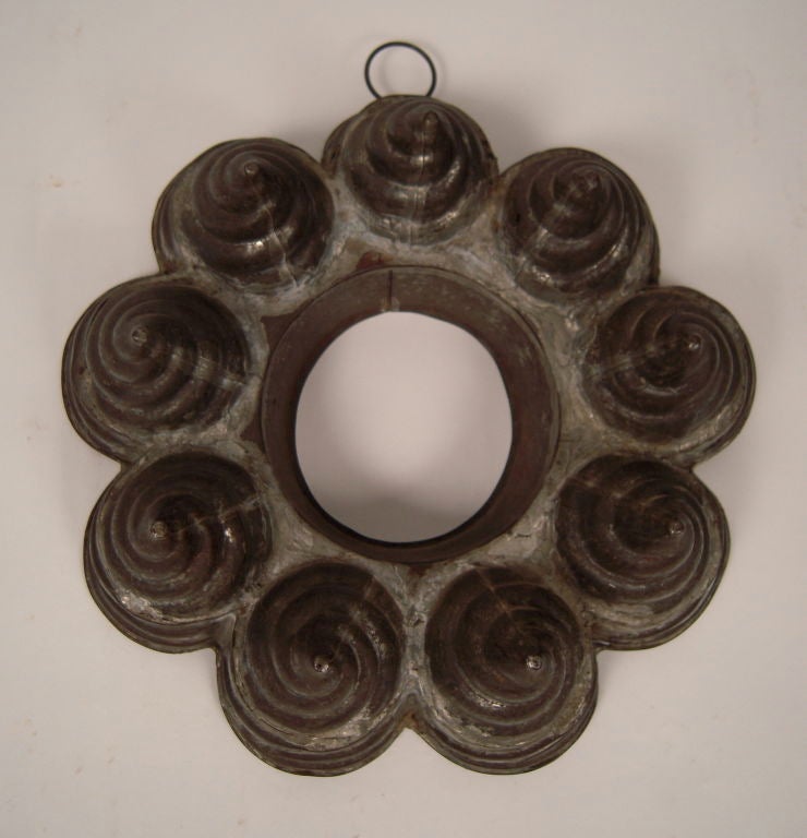 19th Century Tin Cooking Mold 3