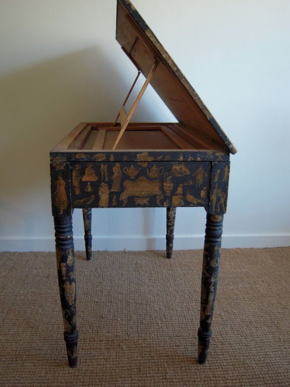 Unusual 19th Century New England Architect's Table 6