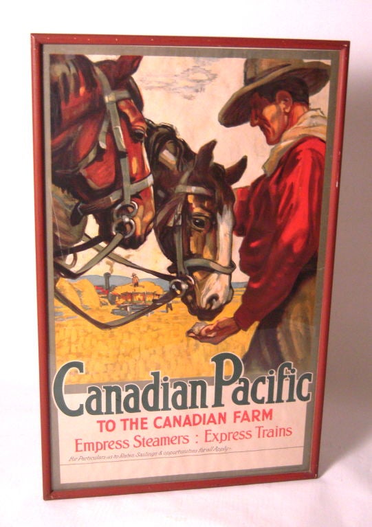 Vintage Canadian Pacific Travel Poster by Hugo Laubi