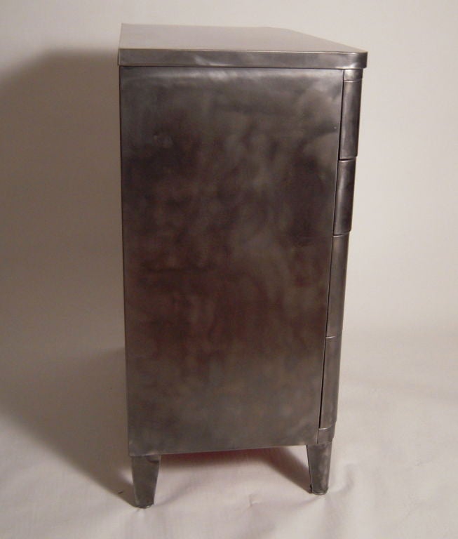 Stainless Steel Norman Bel Geddes Steel Dresser, c. 1930s