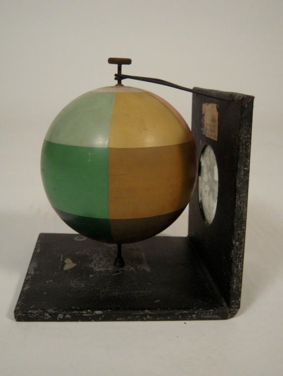 American Unusual and Decorative Color Theory Sphere, circa 1900