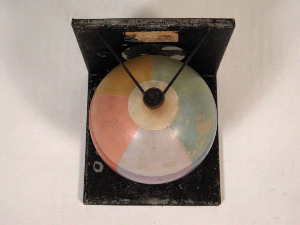 Unusual and Decorative Color Theory Sphere, circa 1900 1