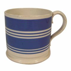 Large 19th Century Mochaware Mug