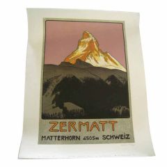 Retro Zermatt Poster