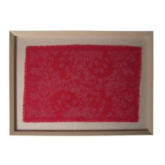 Vintage Hot Pink Folly Cove Designers Fabric "In Clover" 1964