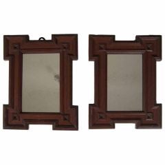 Pair of Small Baroque Style Mirrors