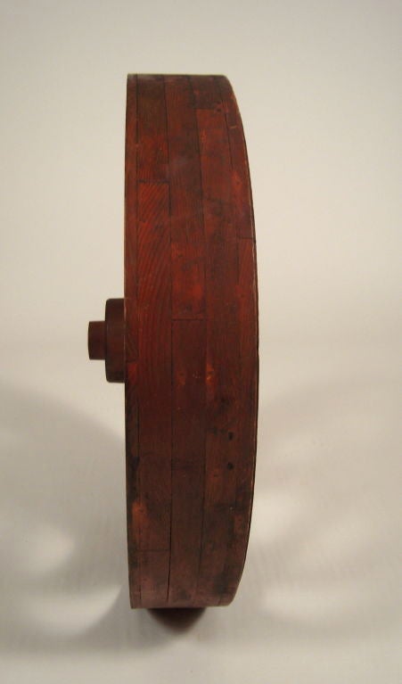 20th Century Graphic and Sculptural Wood Foundry Mold, 20 1/2