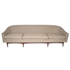 Elegant, Long  Mid Century Modern Sofa