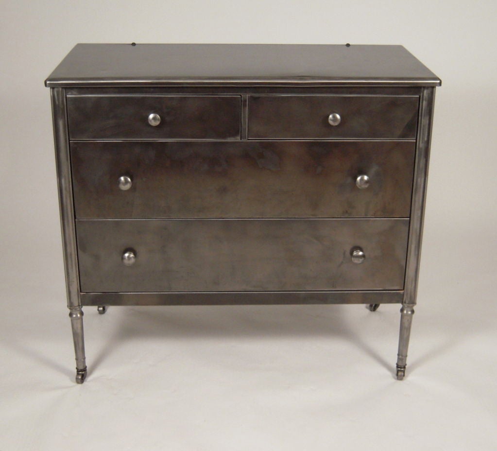 American 1940s Steel Chest of Drawers
