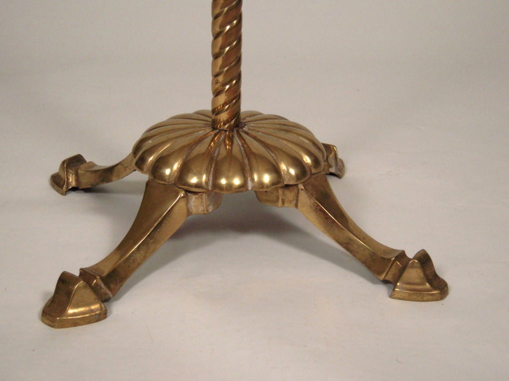 A Brass Hand Clothing Valet or Coat Rack 1