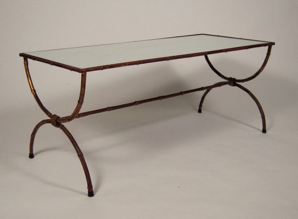 1940s Gilt Iron Cocktail Table
