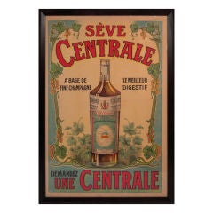 Antique French Aperitif Poster