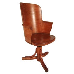 Unusual Stylish Bentwood Office Chair