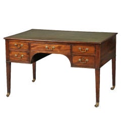 A Fine George III Partners Desk in Mahogany