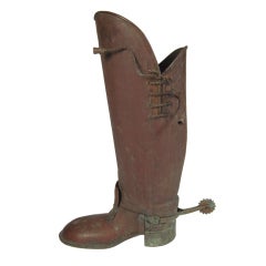 Vintage Brass  Boot Umbrella Stand