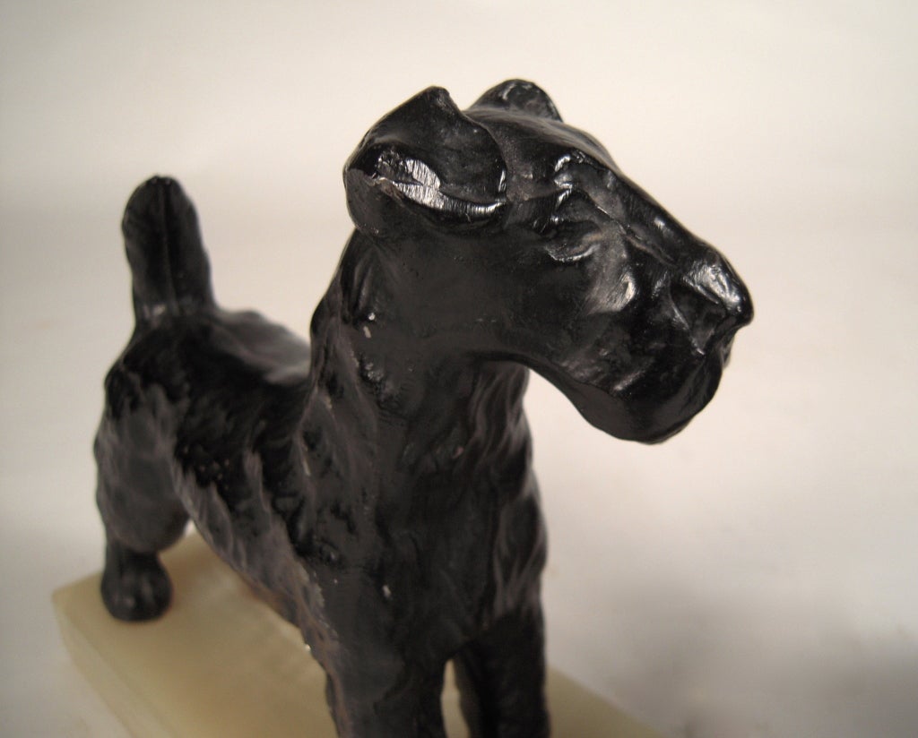 Iron Pair of Terrier Bookends