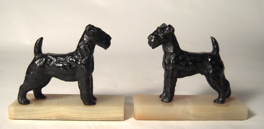 Pair of Terrier Bookends 1