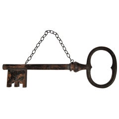 Antique 19th Century Key Trade Sign