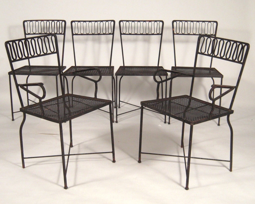 Mid-20th Century Salterini Ribbon Garden Dining Table and Chairs