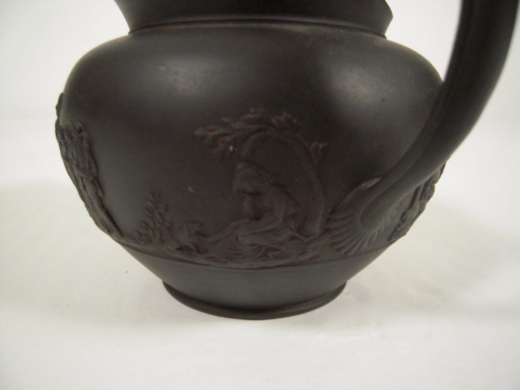19th Century Neoclassical Hackwood Black Basalt Teapot, English, c. 1810