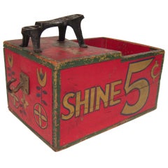 1930s Shoe Shine Box