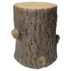 Stylish Resin Tree Trunk  Side Table or Stool