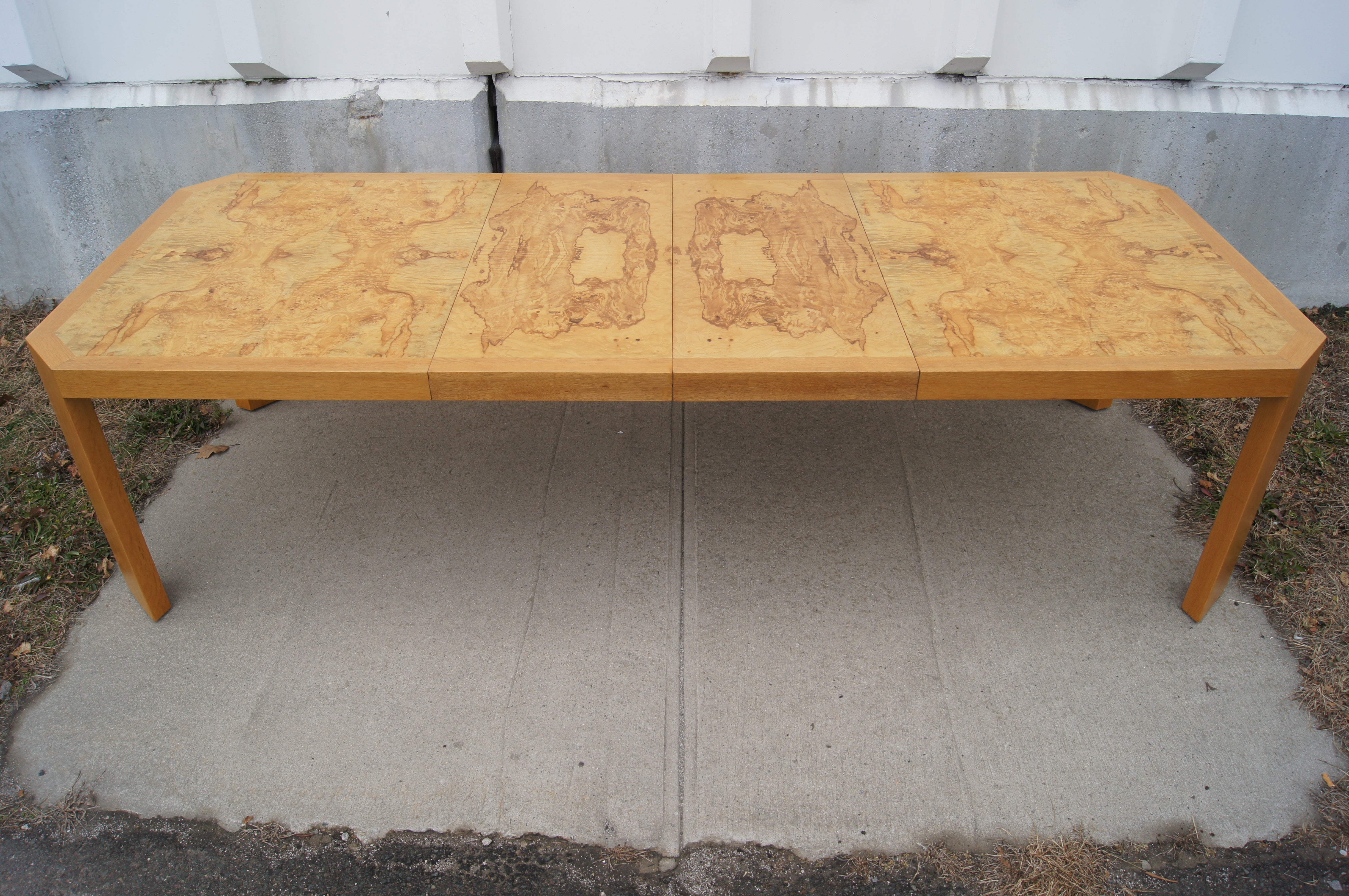 Large Burl Wood Dining Table by Vladimir Kagan