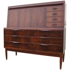 Rosewood Secretaire Desk by Ib Kofod-Larsen