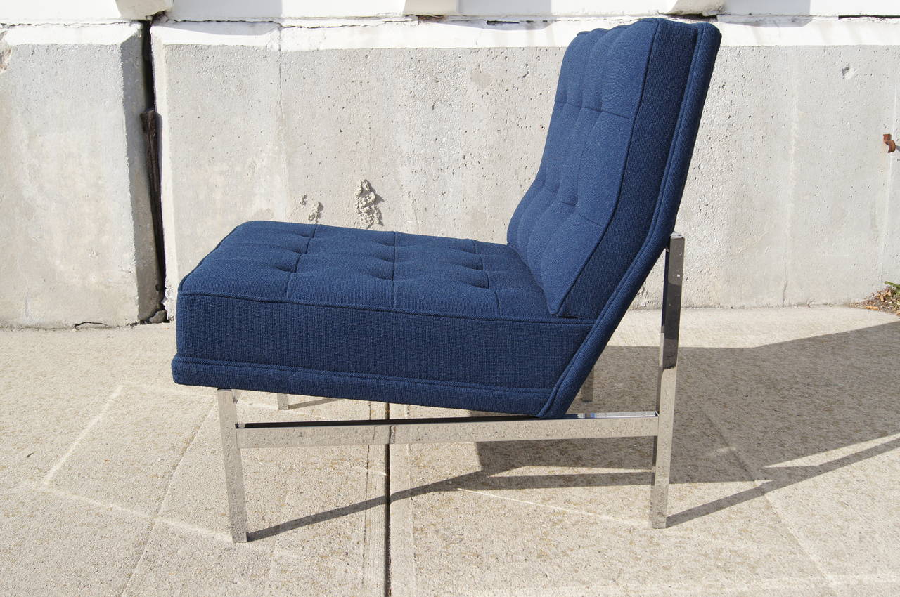 Armless Lounge Chair by Florence Knoll at 1stDibs