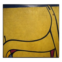 Large Painting by Byrd Swift, 1973