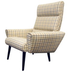 Danish Highback Lounge Chair