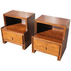 Pair of Nightstands by Russel Wright for Conant Ball