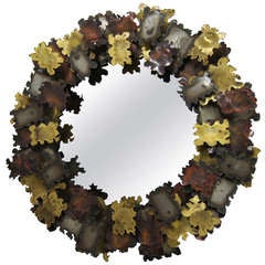 Sculptural Mirror attributed to Silas Seandel 1