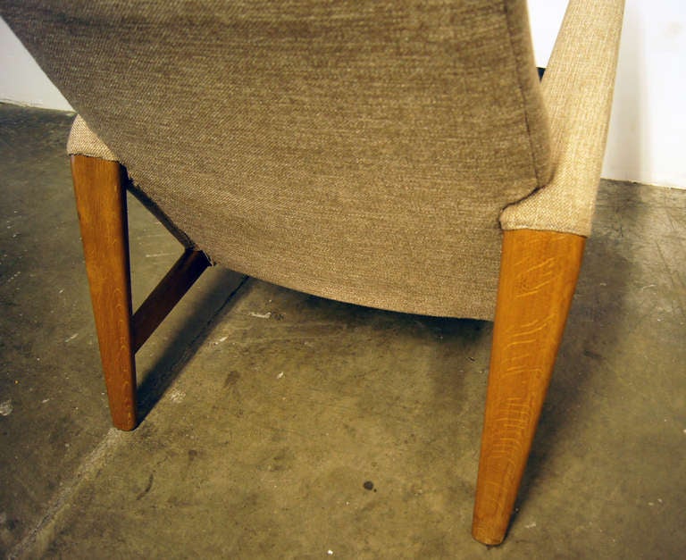 Two-Tone High-back Armchair by Arne Hovmand-Olsen for Alf Juul Rasmussen 1