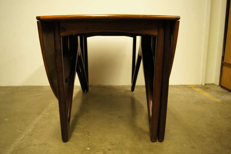 Drop-Leaf Dining Table by Kurt Ostervig 1