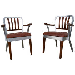 Pair of Armchairs by Shaw Walker