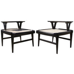 Pair of Tiered Side Tables after Bertha Schaefer 3