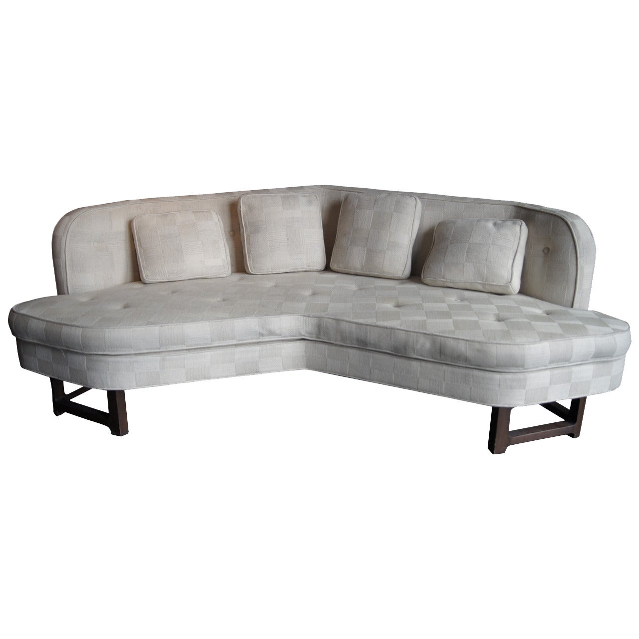 Angular Janus Collection Sofa, Model 6329, by Edward Wormley for Dunbar