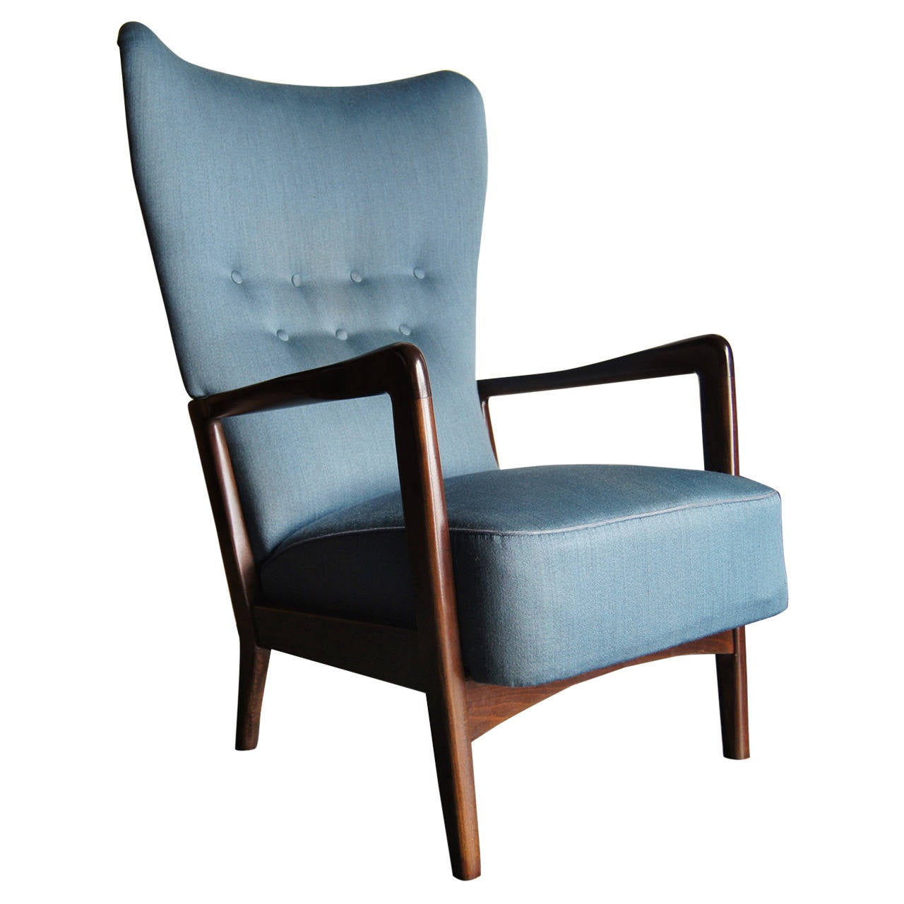 High Back Armchair by Fritz Hansen For Sale at 1stdibs