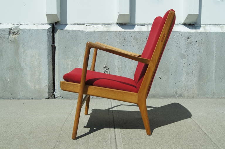 Scandinavian Modern Oak Armchair, Model AP16, by Hans Wegner for A.P. Stolen