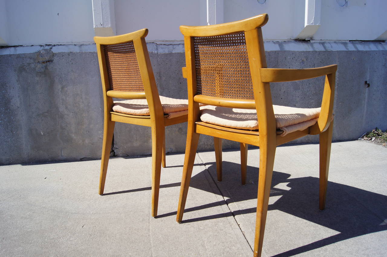 American Set of Six Dining Chairs by Edward Wormley for Dunbar