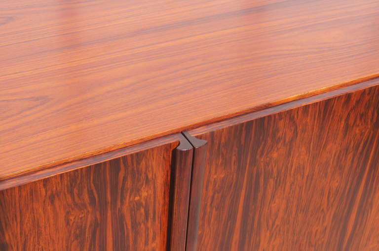 Rosewood Sideboard by Kofod Larsen for Faarup Mobelfabrik In Excellent Condition In Dorchester, MA